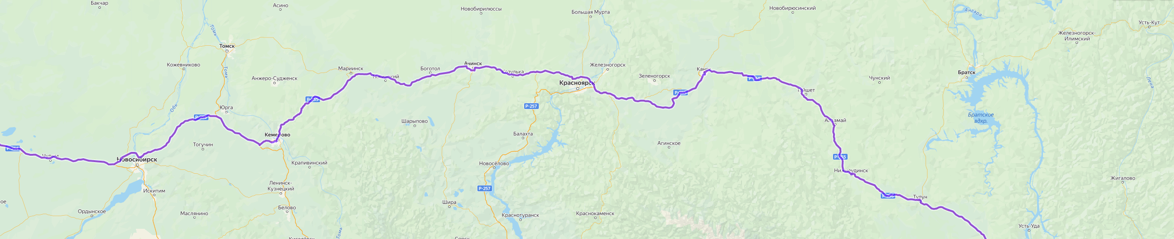 Доставка грузов из Ростова - карта транспортной логистики